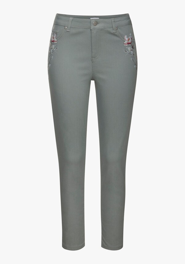 Patrizia Dini By Heine 7/8-jegging Groen Bedrukt