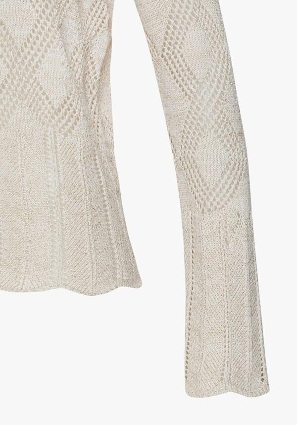 Patrizia Dini By Heine Ajourpullover Goudkleur