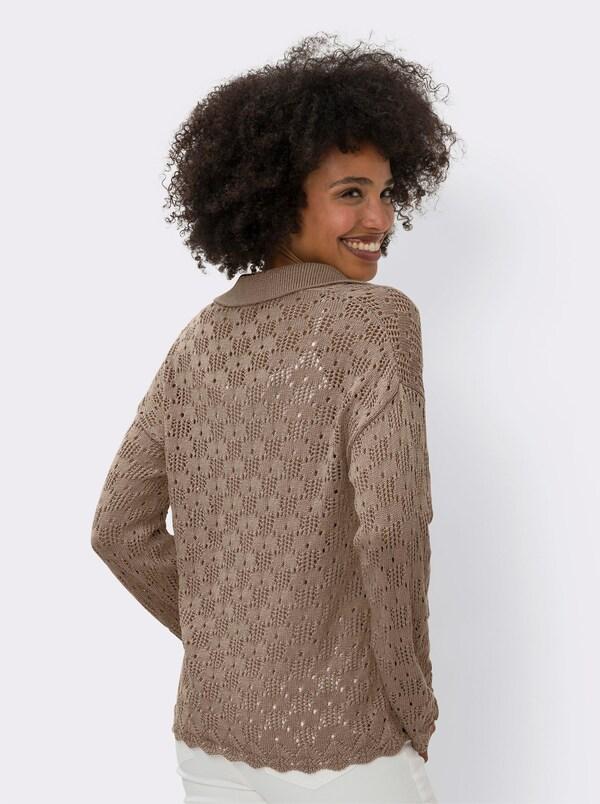 Patrizia Dini By Heine Ajourpullover Sesam