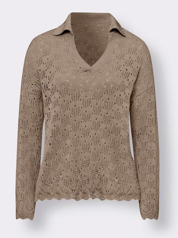 Patrizia Dini By Heine Ajourpullover Sesam