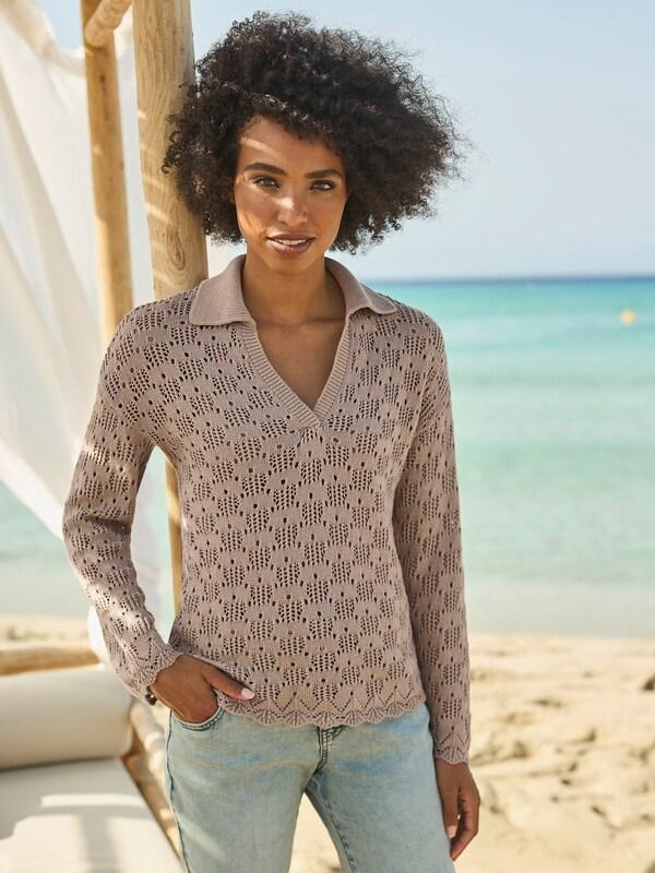 patrizia dini by heine Ajourpullover sesam