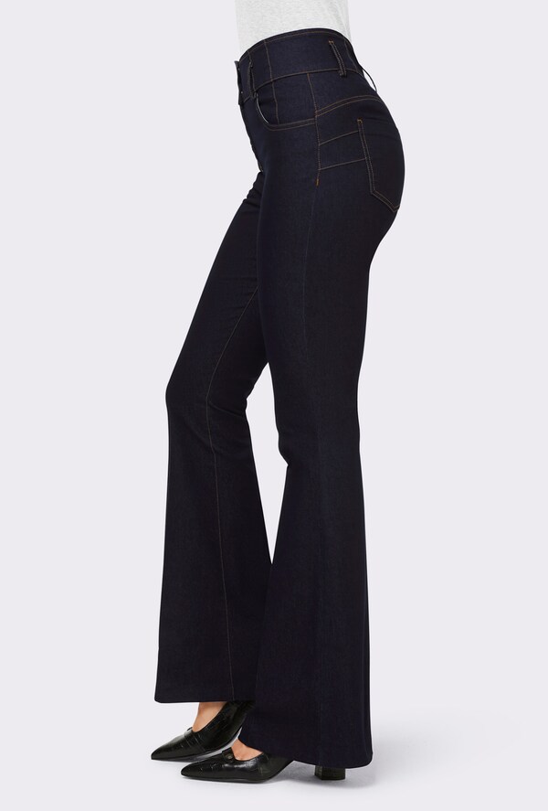 Patrizia Dini By Heine Bootcut Jeans Dark-blue