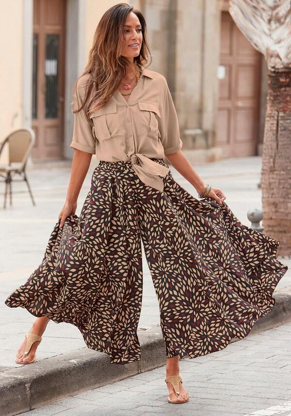 patrizia dini by heine Broekrok bruin geprint