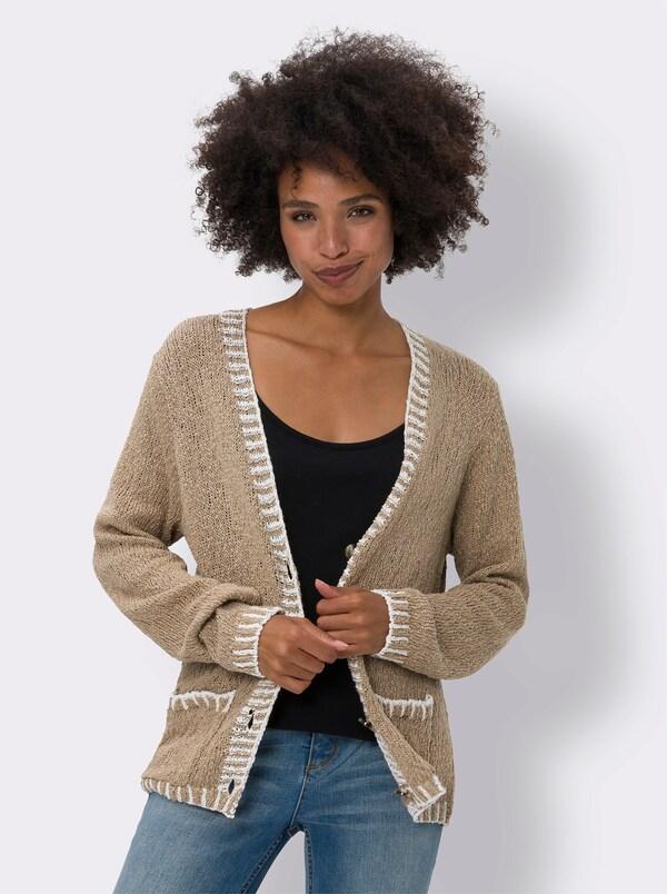 patrizia dini by heine Cardigan beige/ecru
