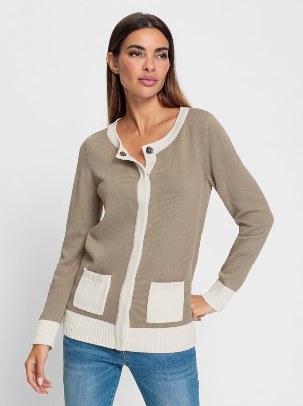 Patrizia Dini By Heine Cardigan Sesam/ecru