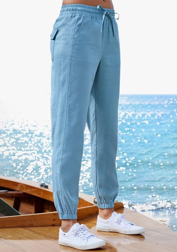 patrizia dini by heine comfortbroek jeansblauw