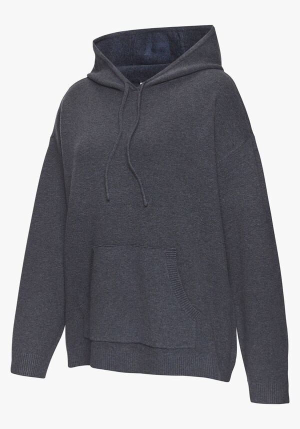 Patrizia Dini By Heine Hoodie Blauw Gemêleerd
