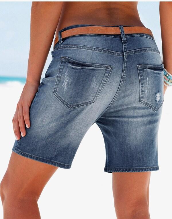 Patrizia Dini By Heine Jeansbermuda Blue Washed