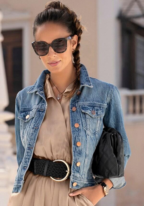 patrizia dini by heine Jeansjack blue denim