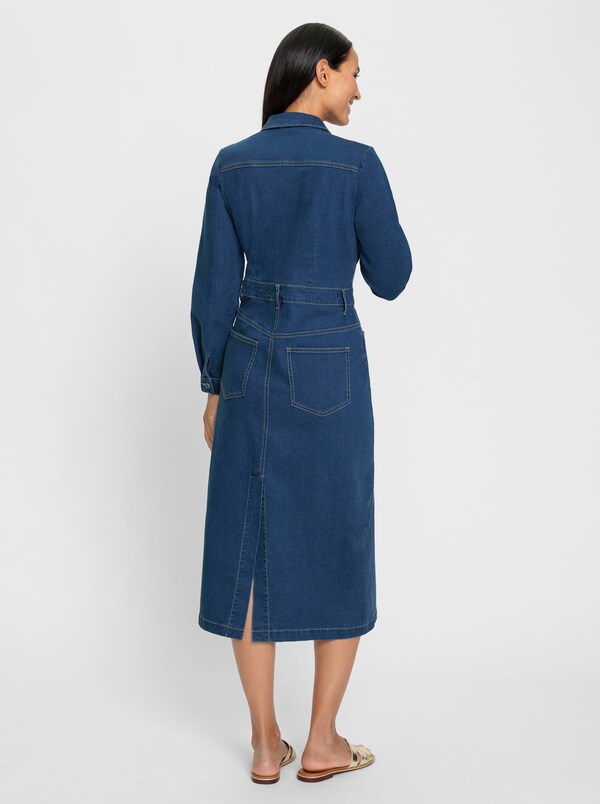 Patrizia Dini By Heine Jeansjurk Blue-bleached