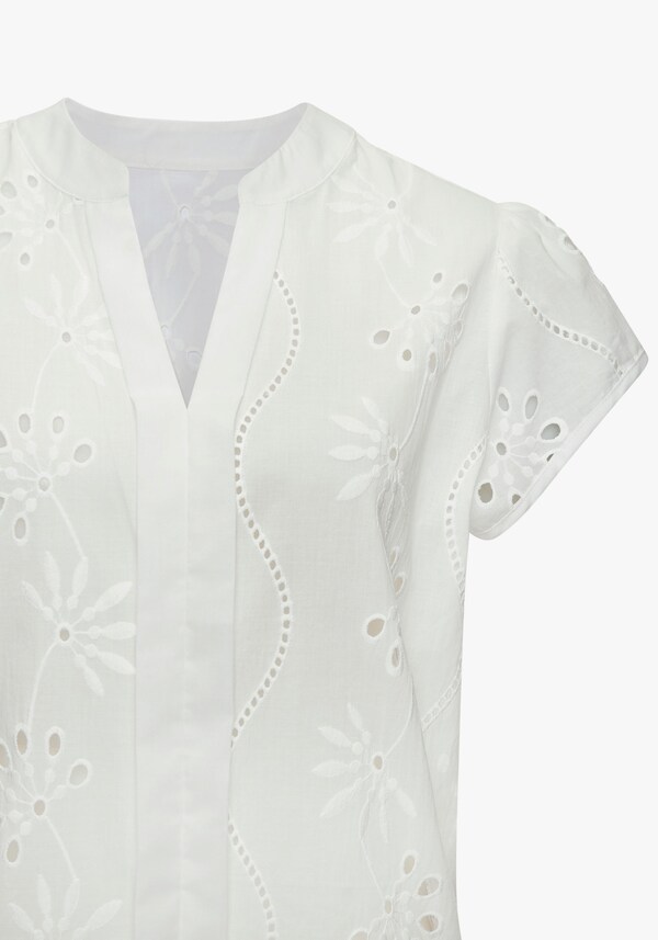 Patrizia Dini By Heine Kanten Blouse Wit