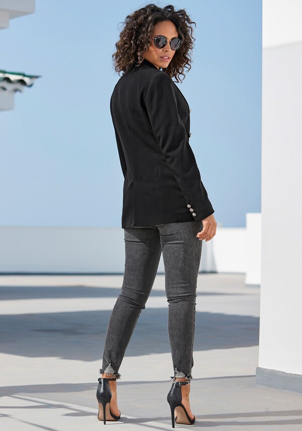 Patrizia Dini By Heine Lange Blazer Zwart