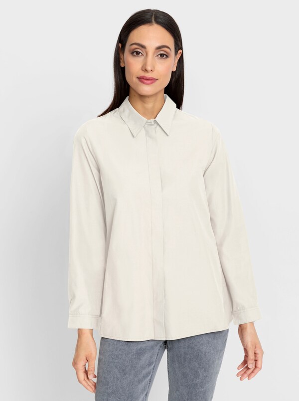 Patrizia Dini By Heine Longline Blouse Champagne