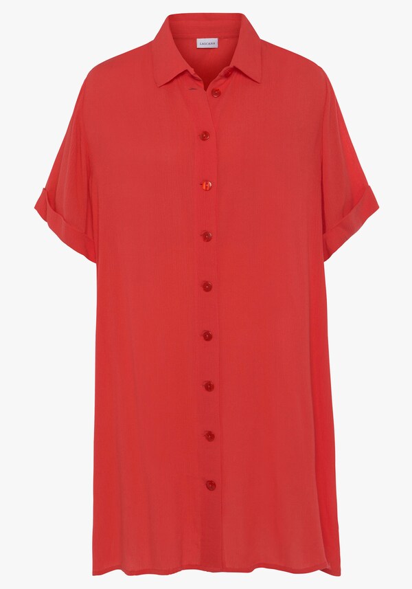 Patrizia Dini By Heine Longline Blouse Koraalrood