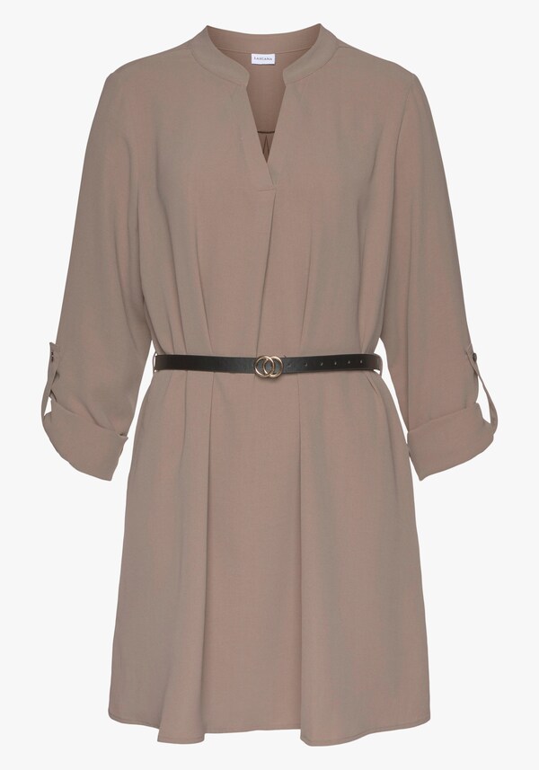 Patrizia Dini By Heine Longline Blouse Taupe