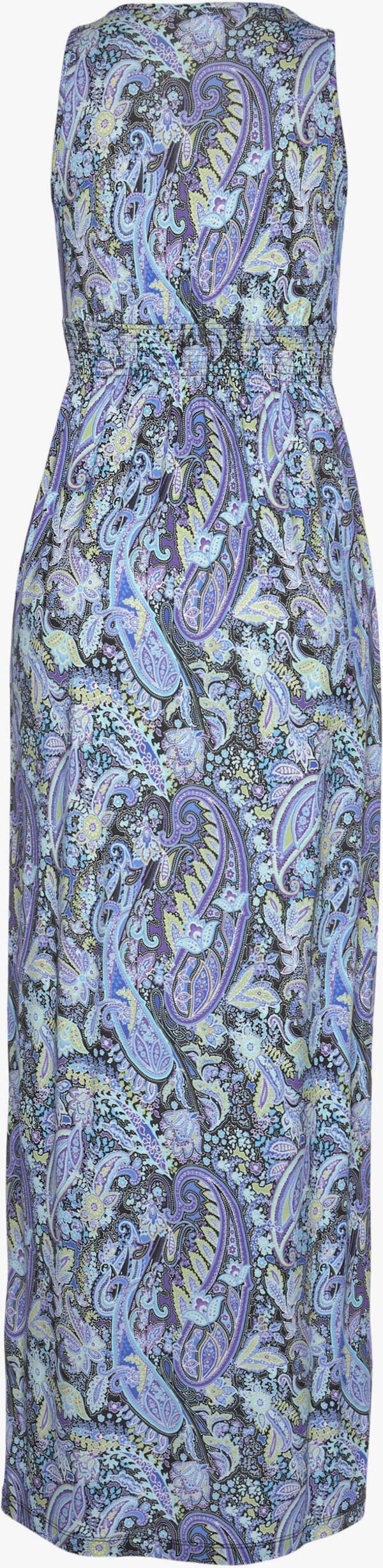 Patrizia Dini By Heine Maxi-jurk Blauw Geprint