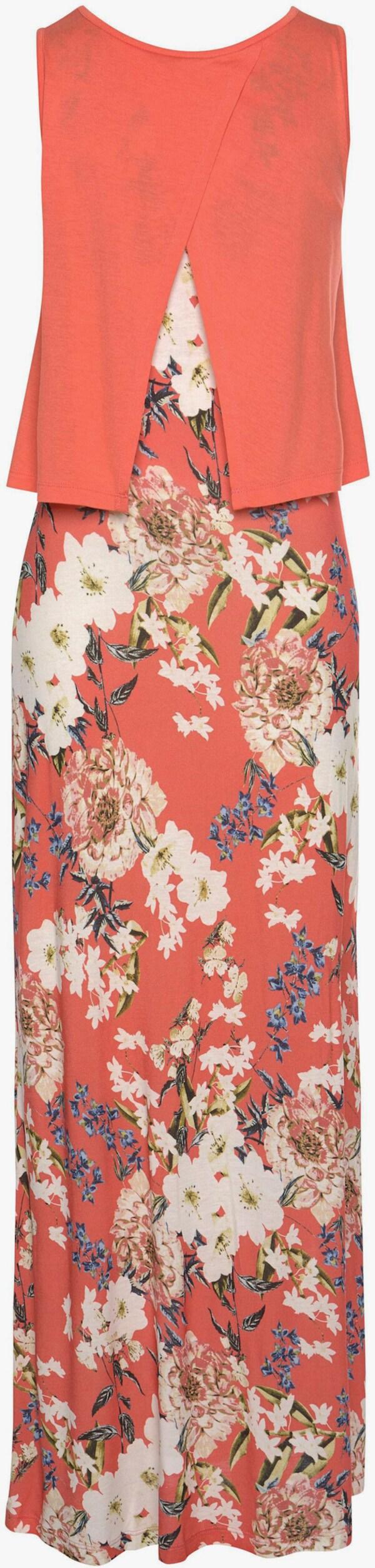 Patrizia Dini By Heine Maxi-jurk Koraal Geprint