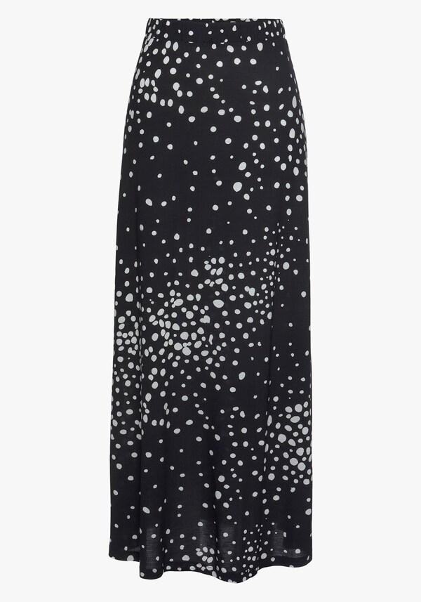 Patrizia Dini By Heine Maxirok Zwart/wit Geprint