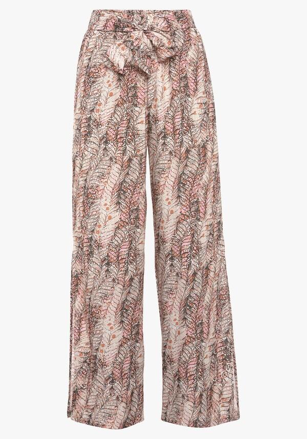 Patrizia Dini By Heine Palazzo-broek Beige Bedrukt