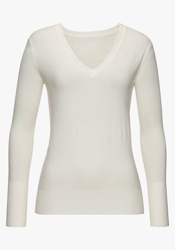 Patrizia Dini By Heine Pullover Met V-hals Crème