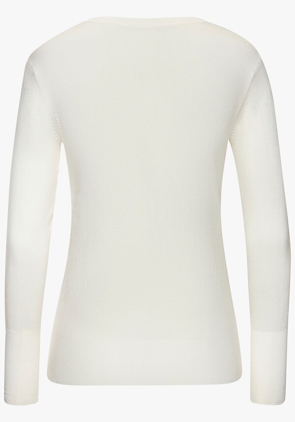 Patrizia Dini By Heine Pullover Met V-hals Crème