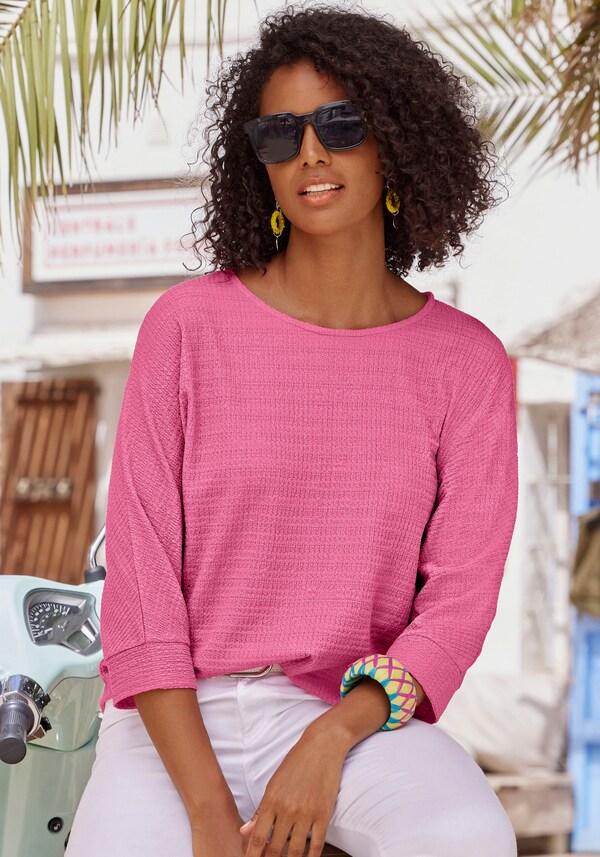 patrizia dini by heine Shirt met 3/4-mouw pink