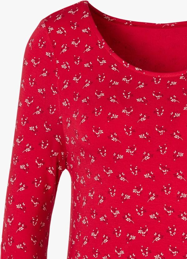 Patrizia Dini By Heine Shirt Met 3/4-mouw Rood