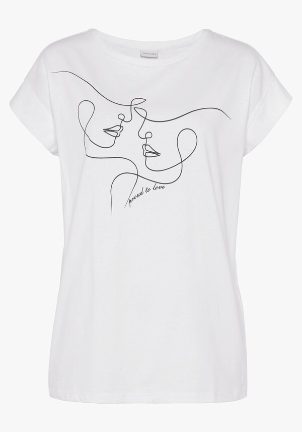 Patrizia Dini By Heine Shirt Met Korte Mouwen Wit