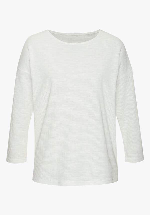 Patrizia Dini By Heine Shirt Met Lange Mouwen Wit