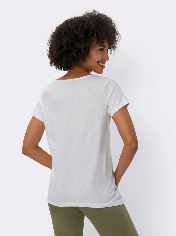 Patrizia Dini By Heine Shirt Met Print Ecru