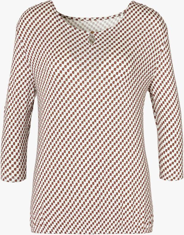 Patrizia Dini By Heine Shirt Met Ronde Hals Wit