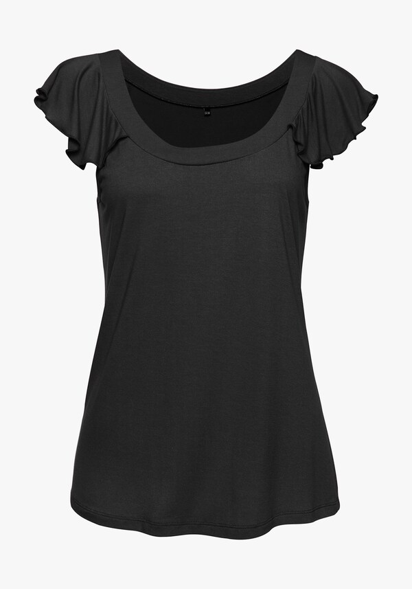 Patrizia Dini By Heine Shirt Met Ronde Hals Zwart