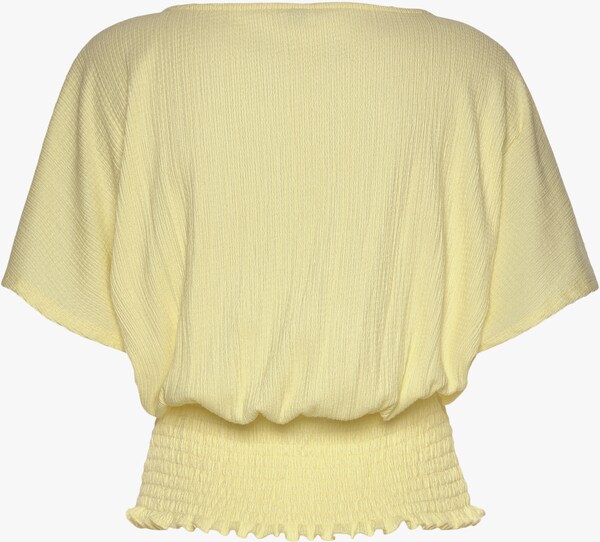 Patrizia Dini By Heine Shirt Met V-hals Pastelgeel