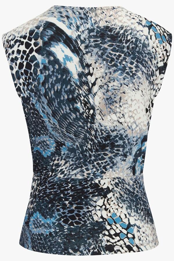 Patrizia Dini By Heine Shirttop Blauw Bedrukt