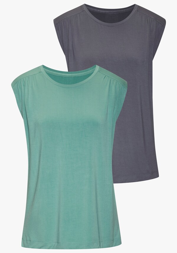 Patrizia Dini By Heine Shirttop Mint Rookblauw