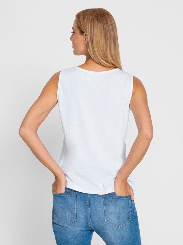 Patrizia Dini By Heine Shirttop Wit