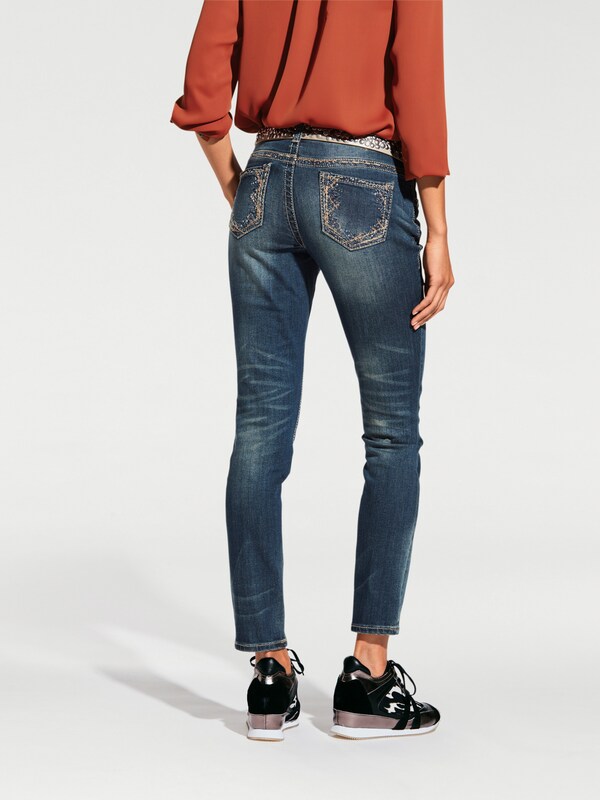 Patrizia Dini By Heine Skinny Jeans Blue Stone