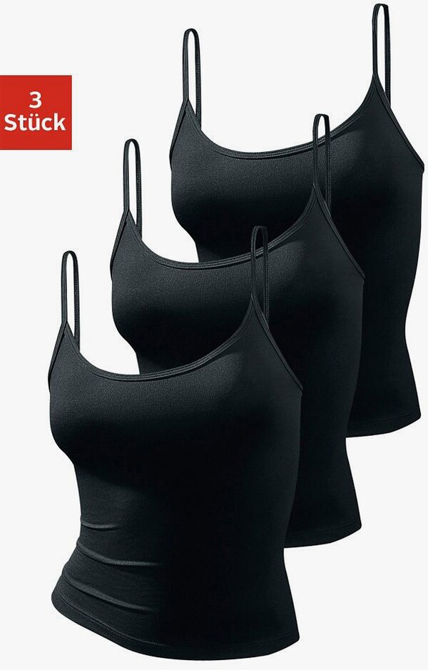 patrizia dini by heine Spaghettitop zwart