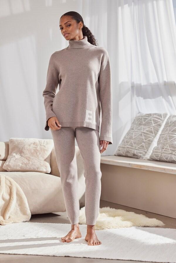 Patrizia Dini By Heine Sweater Taupe