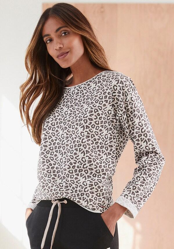 patrizia dini by heine Sweatshirt beige/zwart