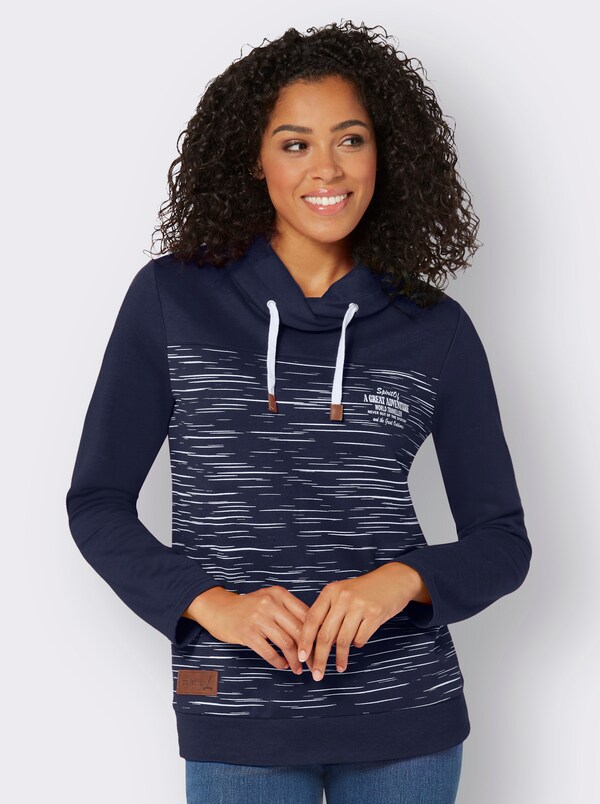 patrizia dini by heine Sweatshirt marine geprint