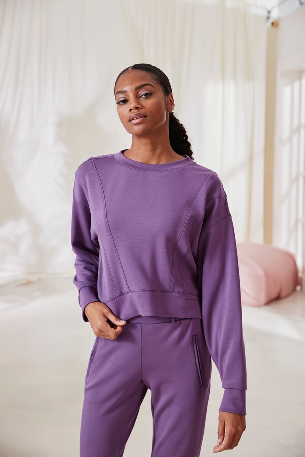 Patrizia Dini By Heine Sweatshirt Paars