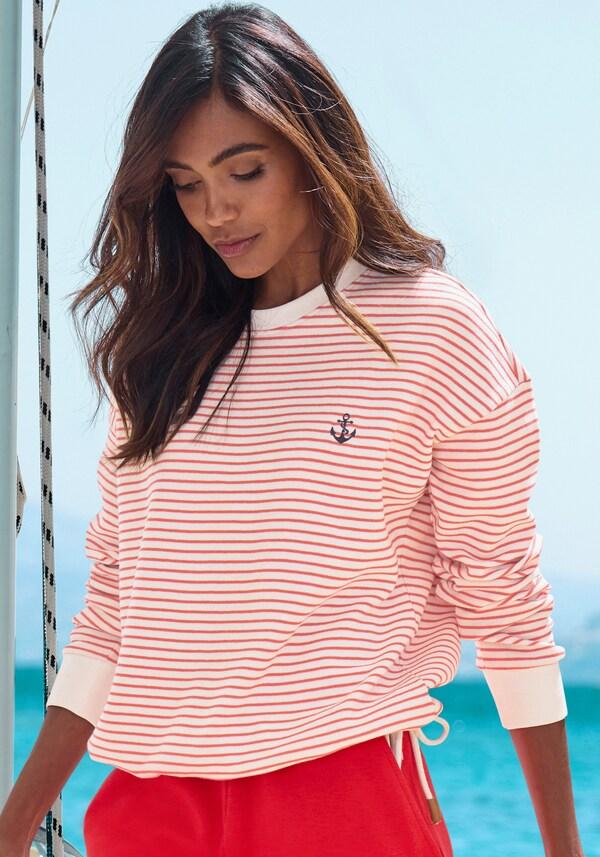 patrizia dini by heine Sweatshirt rood/offwhite