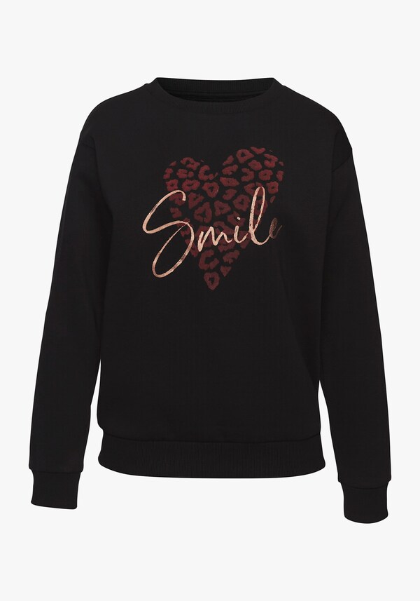 Patrizia Dini By Heine Sweatshirt Zwart