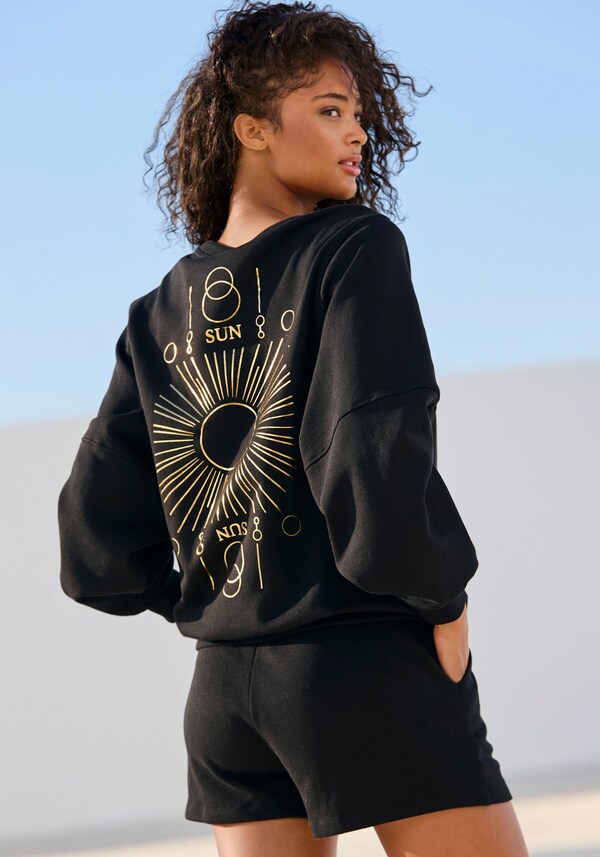 Patrizia Dini By Heine Sweatshort Zwart