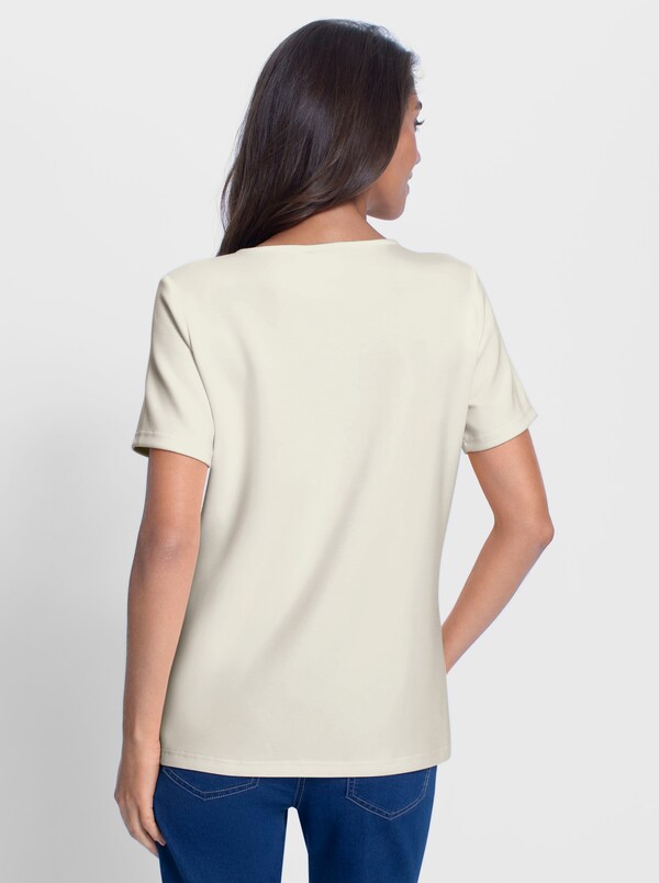 Patrizia Dini By Heine T-shirt Champagne