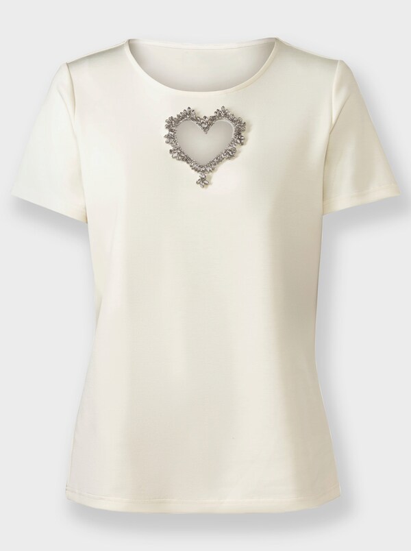 Patrizia Dini By Heine T-shirt Champagne