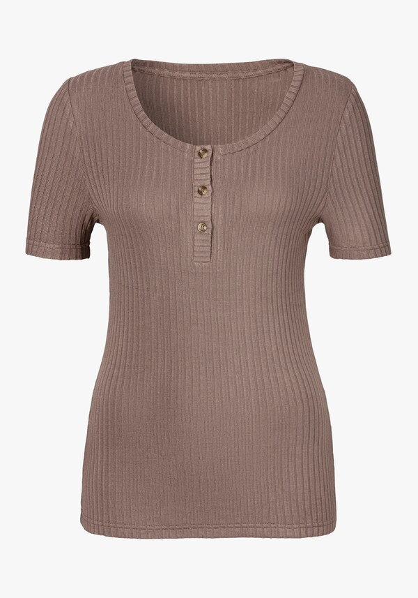 Patrizia Dini By Heine T-shirt Taupe