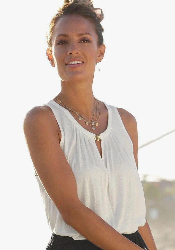 Patrizia Dini By Heine Tanktop Crème