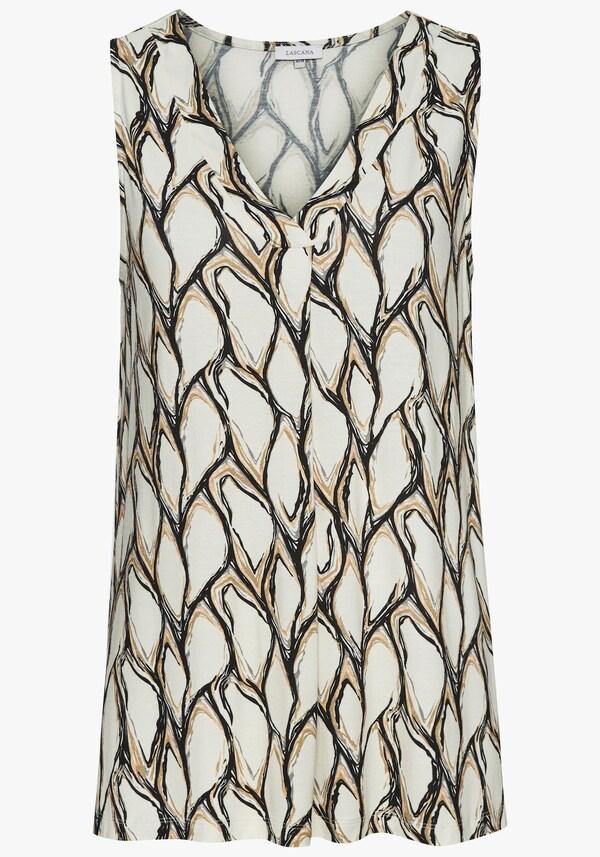 Patrizia Dini By Heine Tanktop Crème/kaki